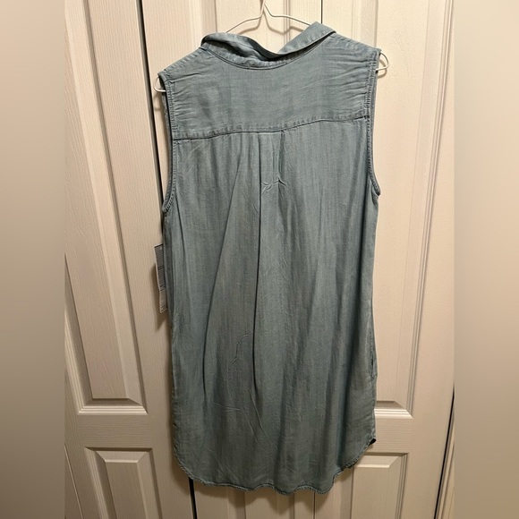 NWT Plenty Sleeveless Denim Mini Dress - Picture 4 of 4